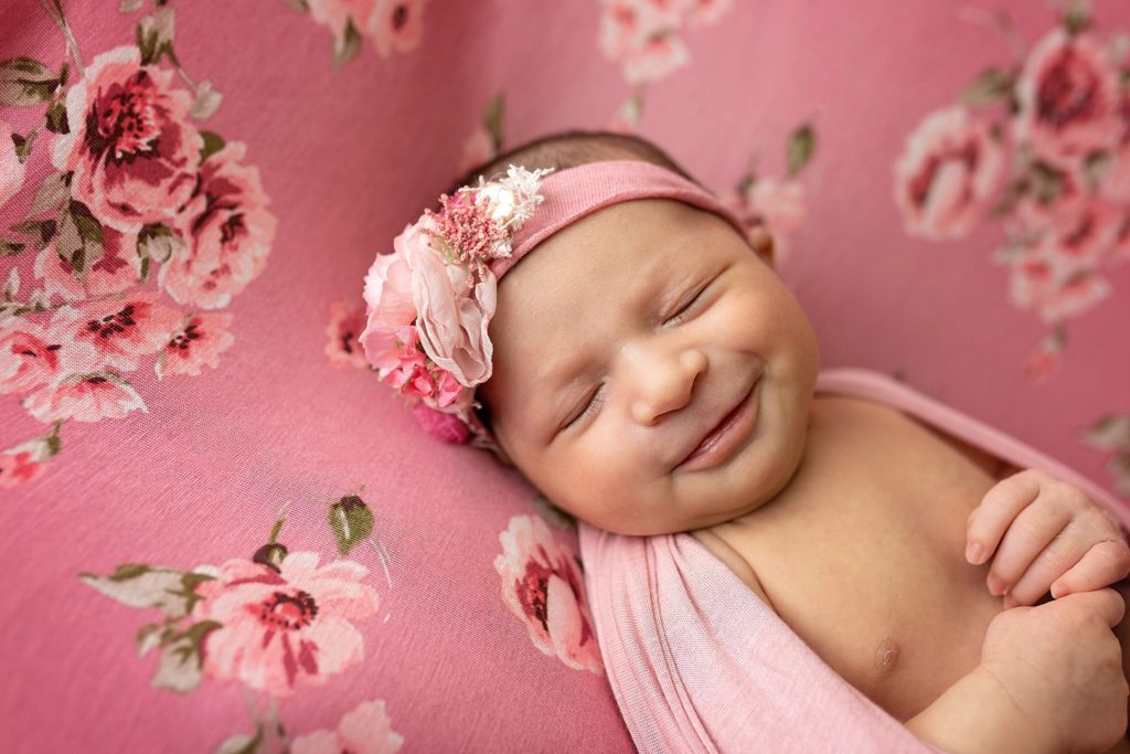 Smiling Newborn 
