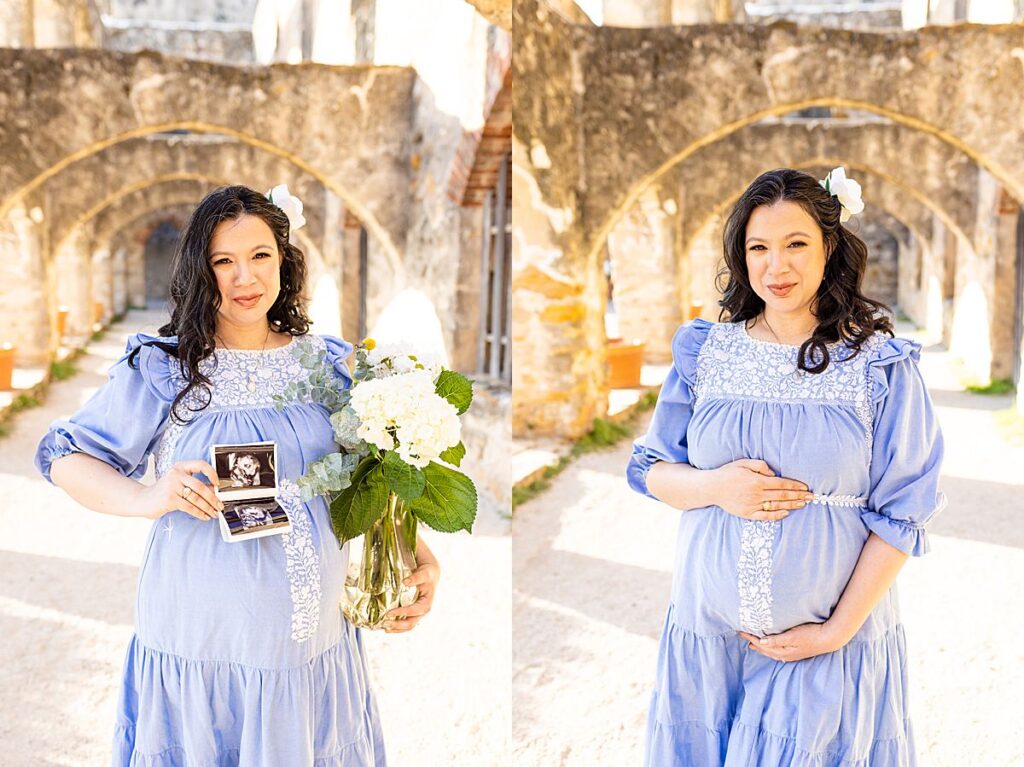 Mom to Be At Mission San Jose, Maternity Session, Amor Bello Photography 